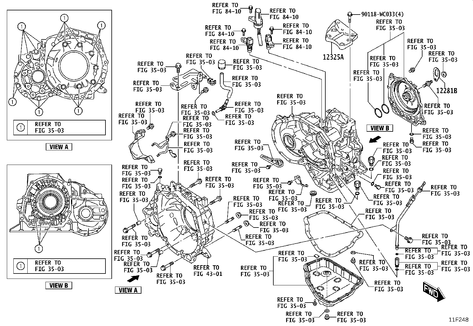 12313-WC002 BRACKET, ENGINE LATERAL CONTROL ROD product image