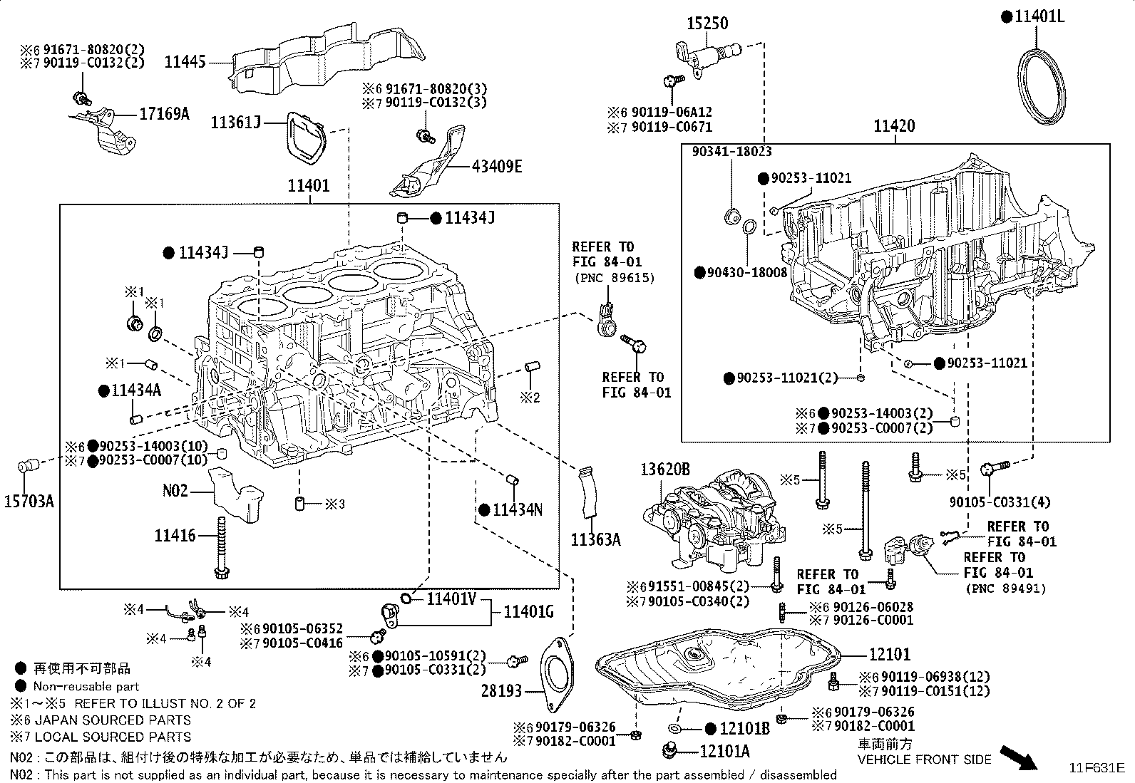 11410-29655 BLOCK SUB-ASSY, CYLINDER product image