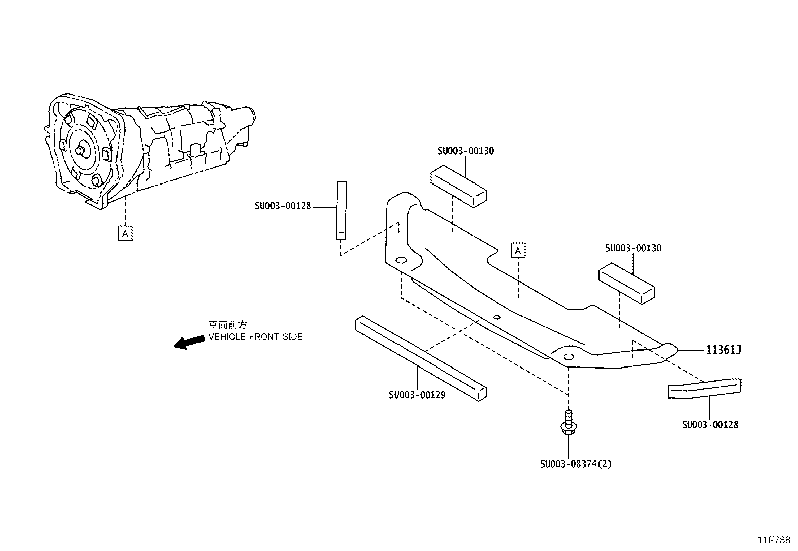 SU003-10652 PLUG(FOR OIL PAN DRAIN) product image