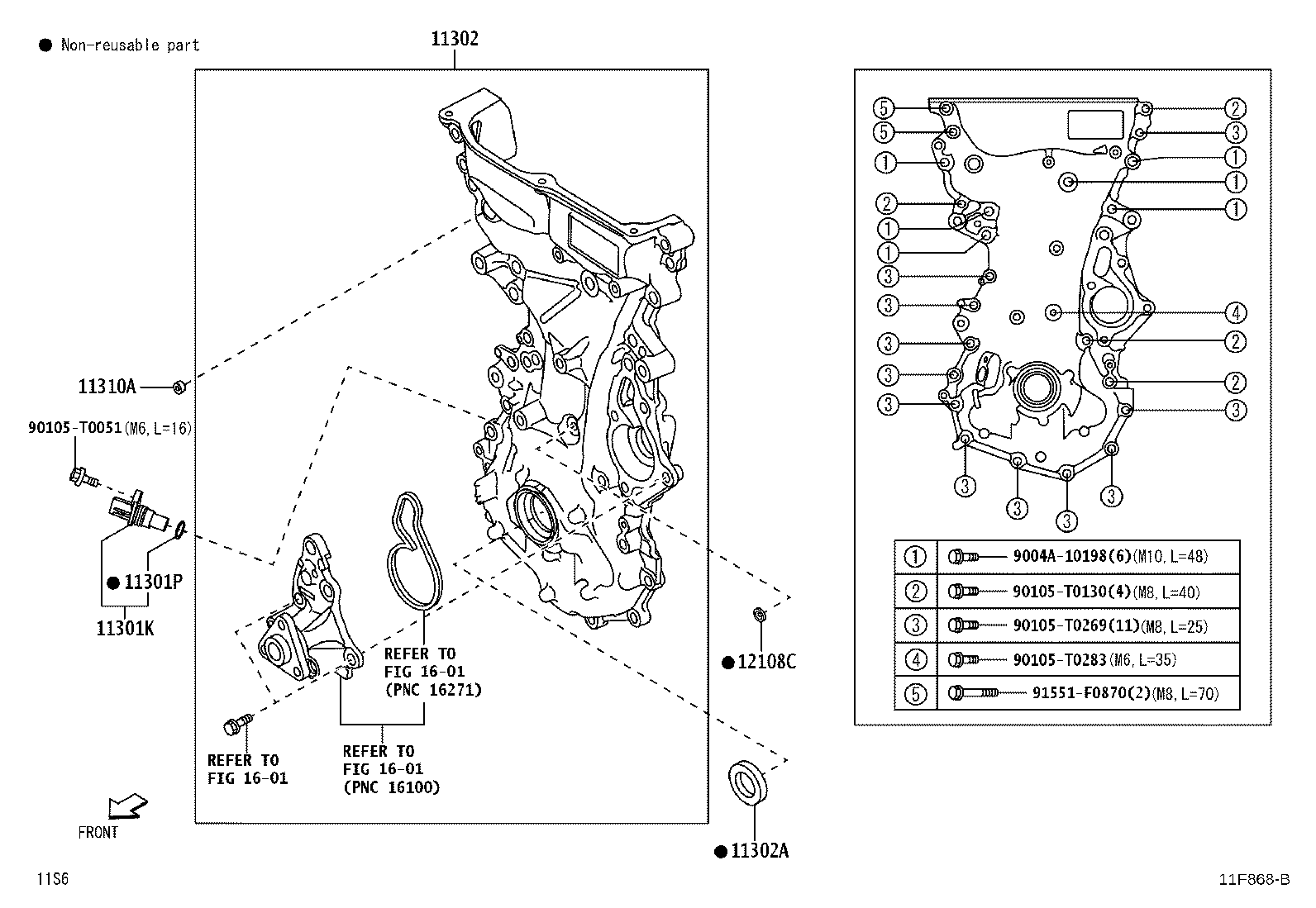 91671-80622 BOLT, FLANGE product image
