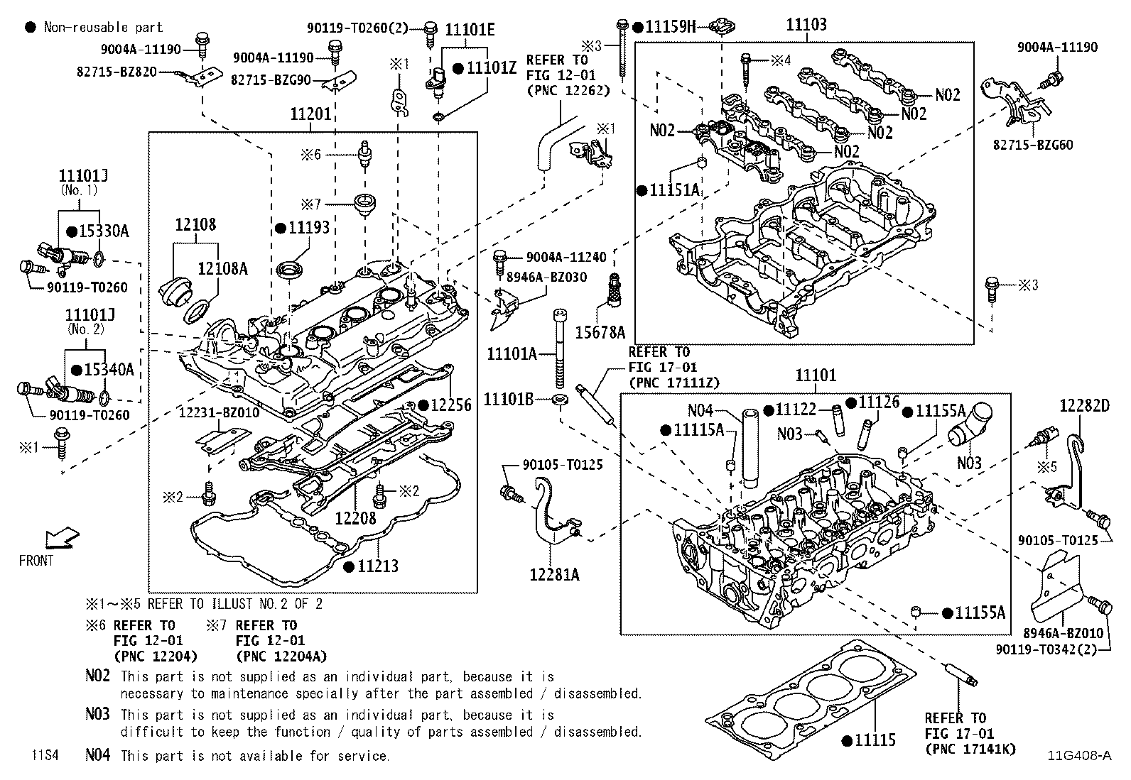 11101-B9623 HEAD SUB-ASSY, CYLINDER product image