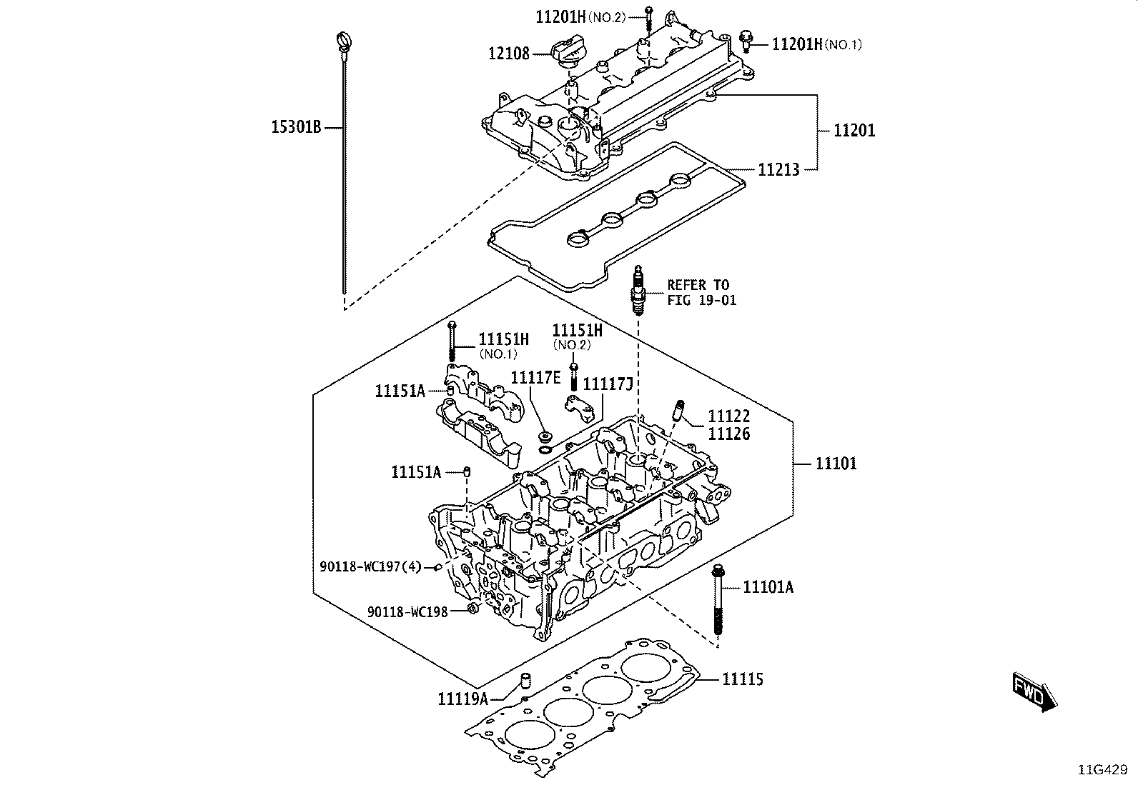 11213-WC004 GASKET, CYLINDER HEAD COVER product image