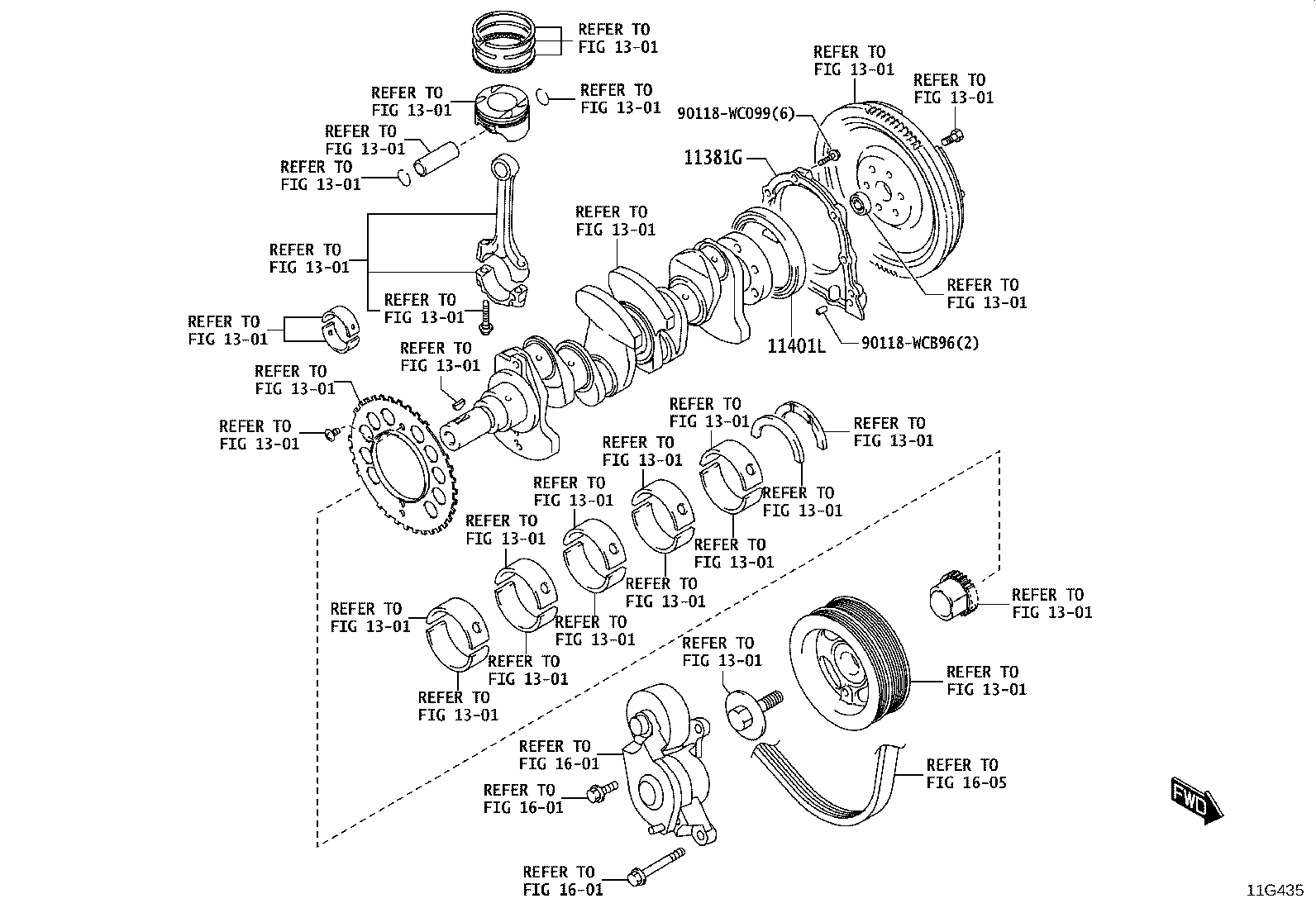 15708-WC004 NOZZLE SUB-ASSY, OIL, NO.2 product image