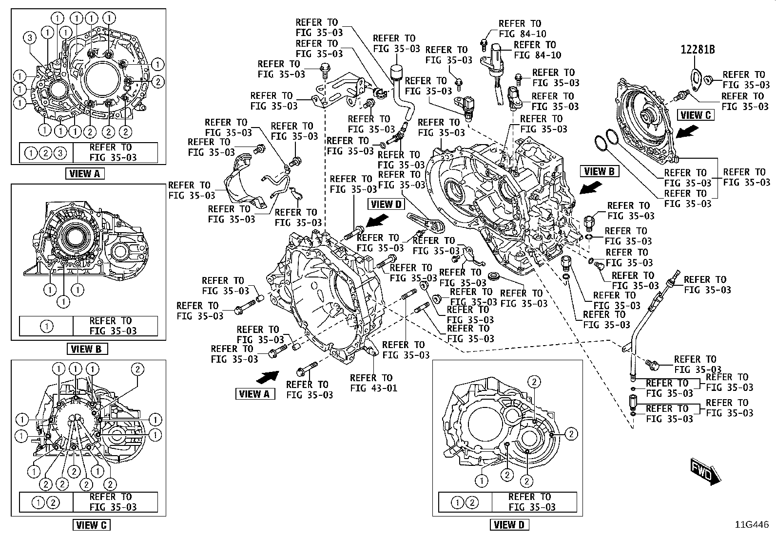 12281-WC002 HANGER, ENGINE, NO.1 product image