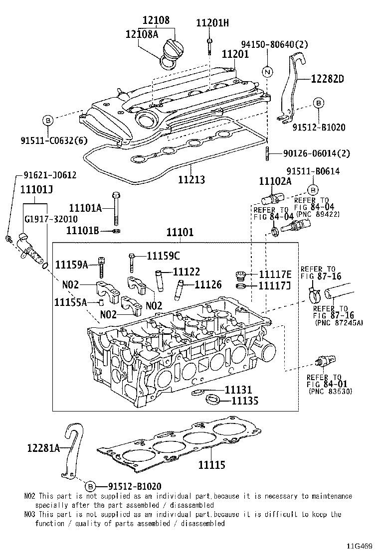 11213-28010 GASKET, CYLINDER HEAD COVER product image