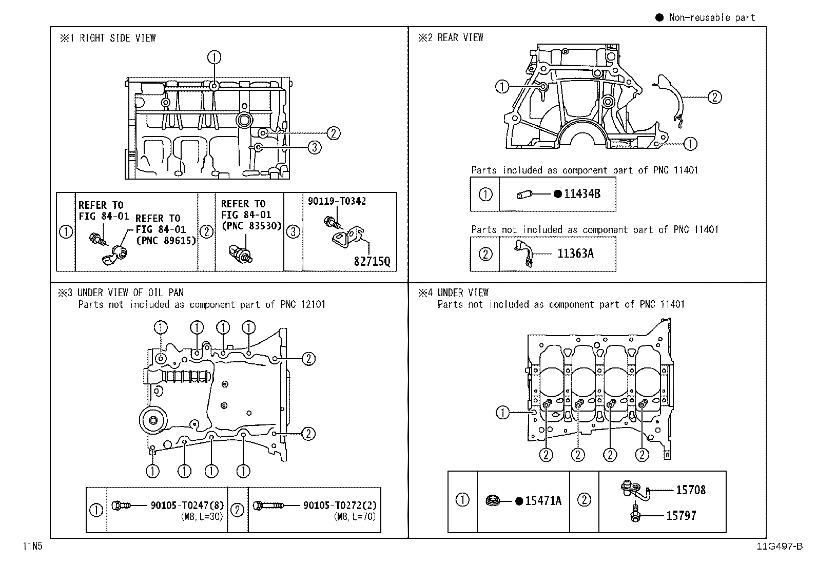 11410-B9130 BLOCK SUB-ASSY, CYLINDER product image
