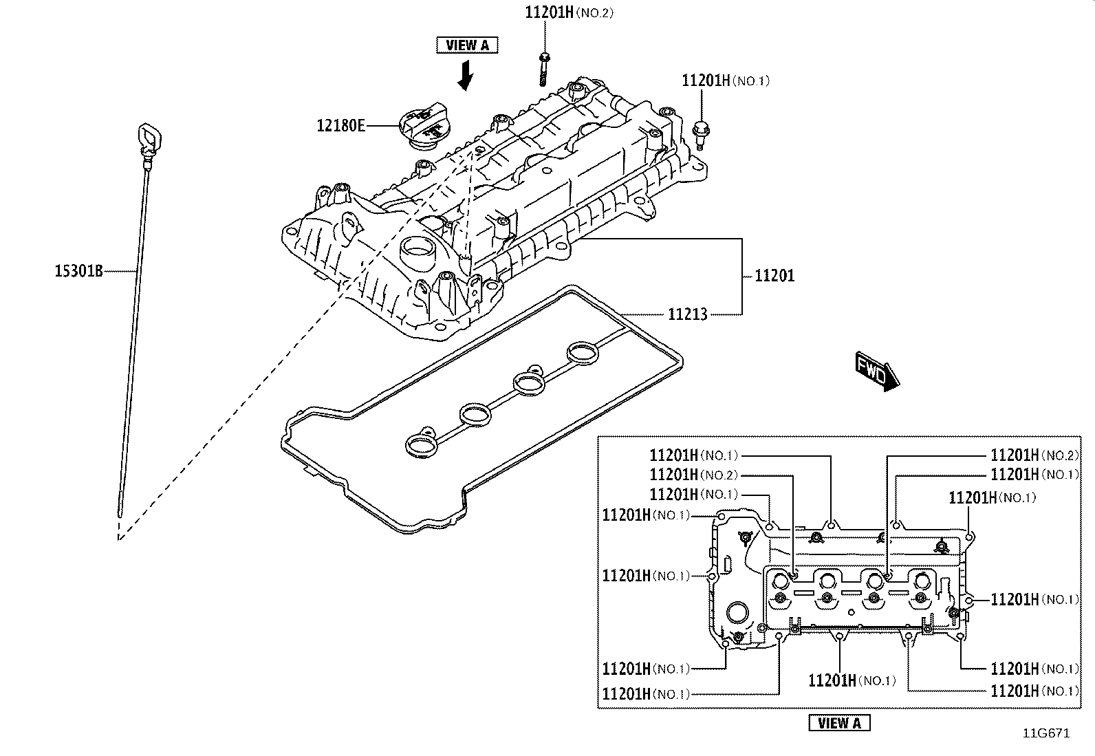 11213-WC005 GASKET, CYLINDER HEAD COVER product image