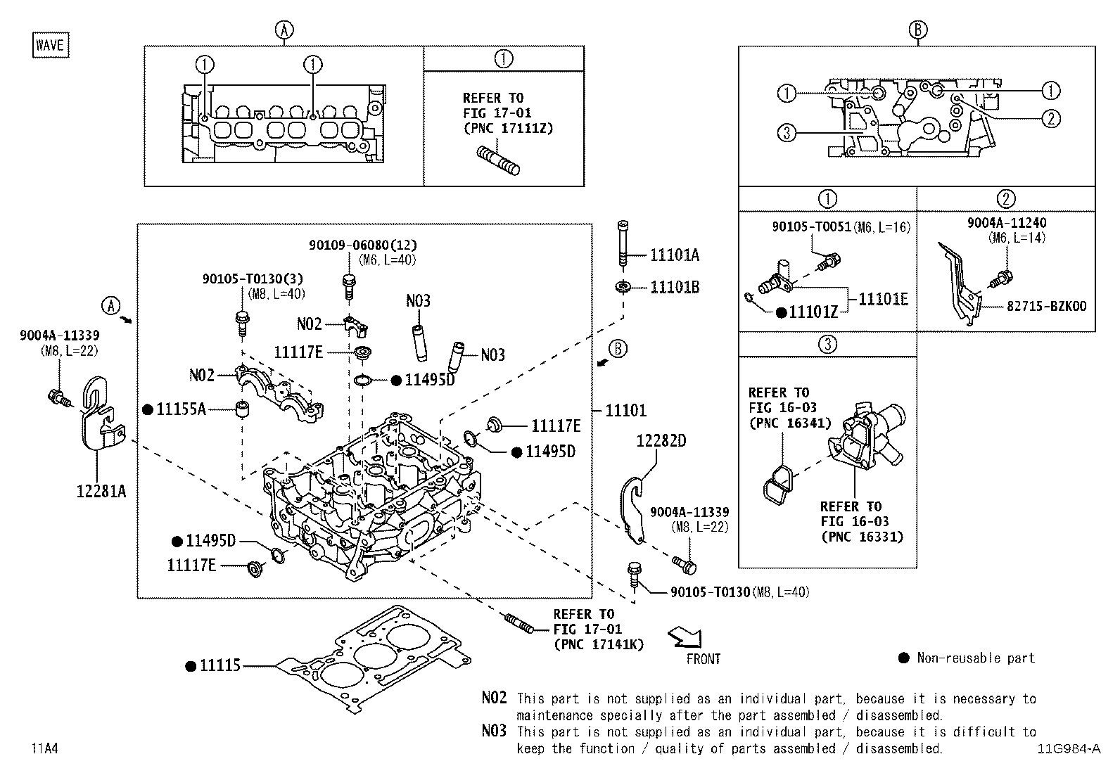 11115-BZ040 GASKET, CYLINDER HEAD product image