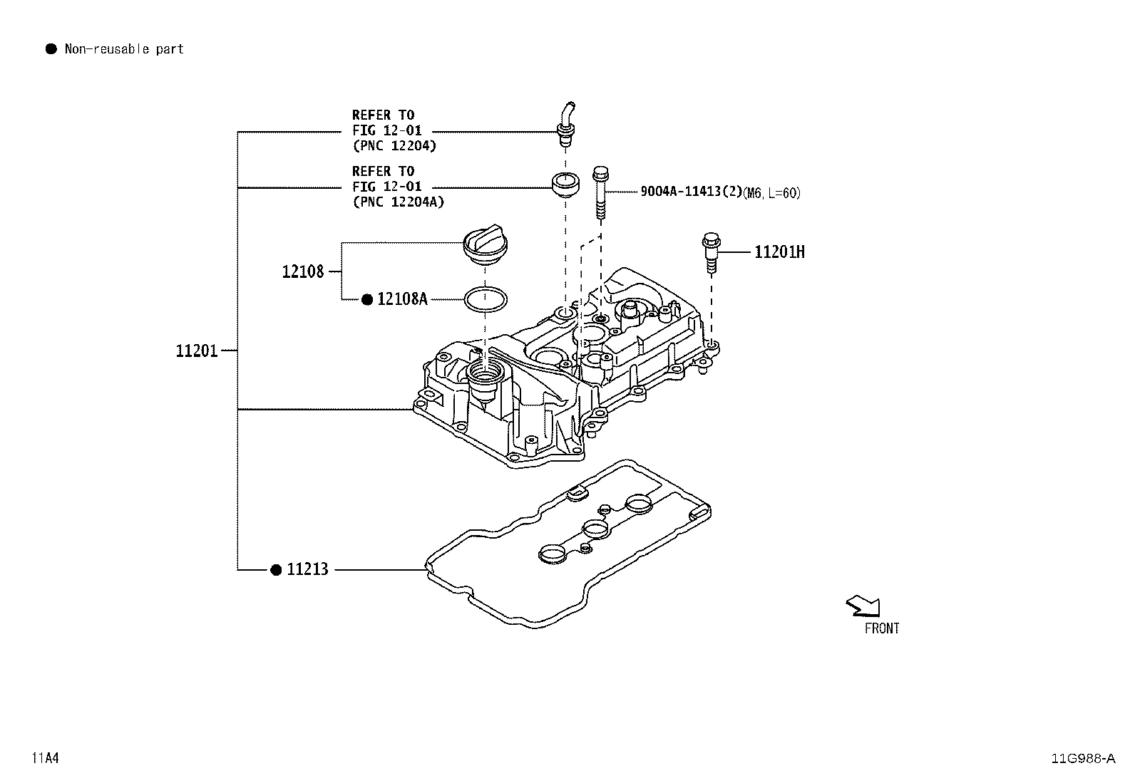 Toyota 12282-40010 HANGER, ENGINE, NO.2
