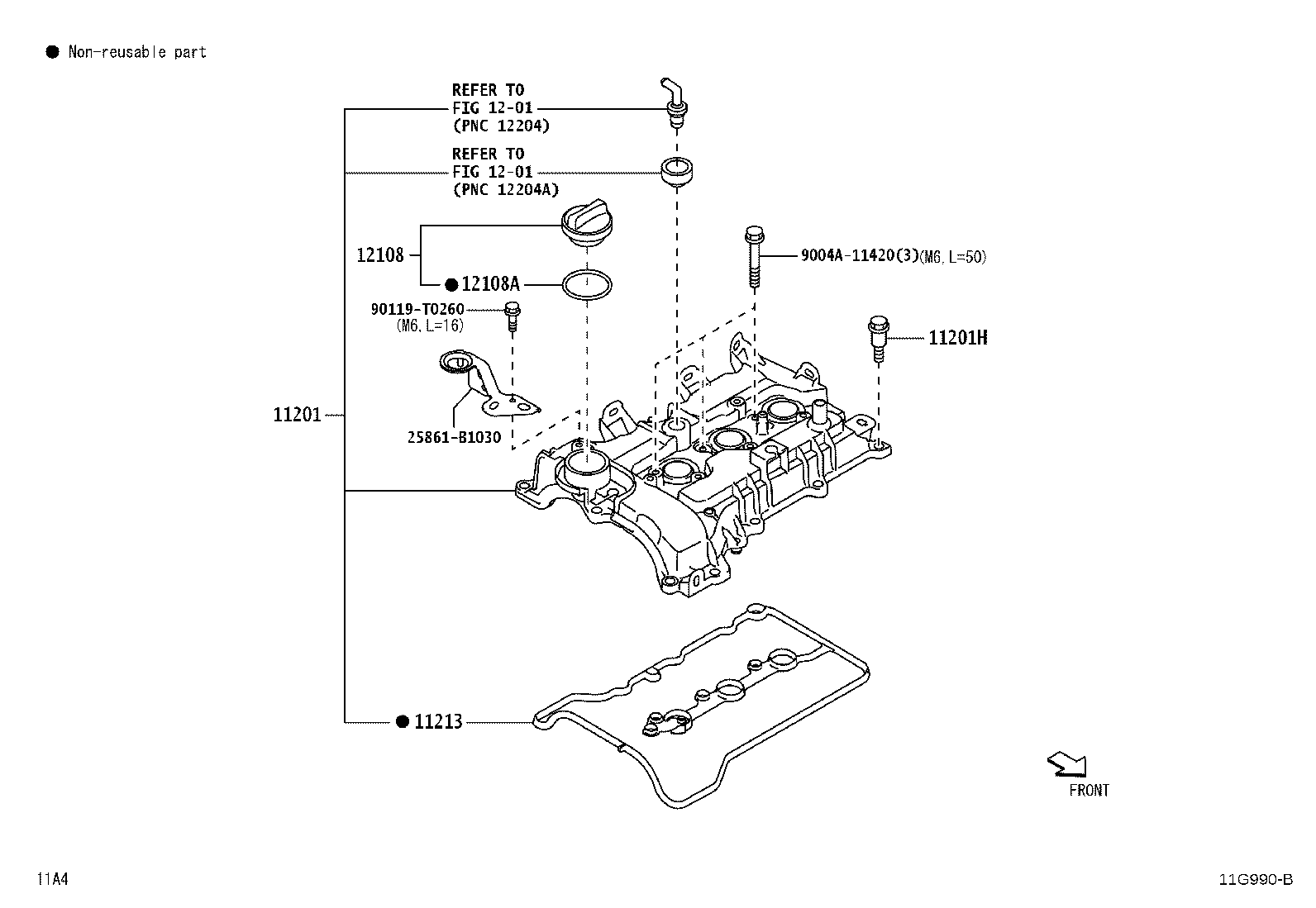 90044-30204 GASKET(FOR CYLINDER HEAD) product image