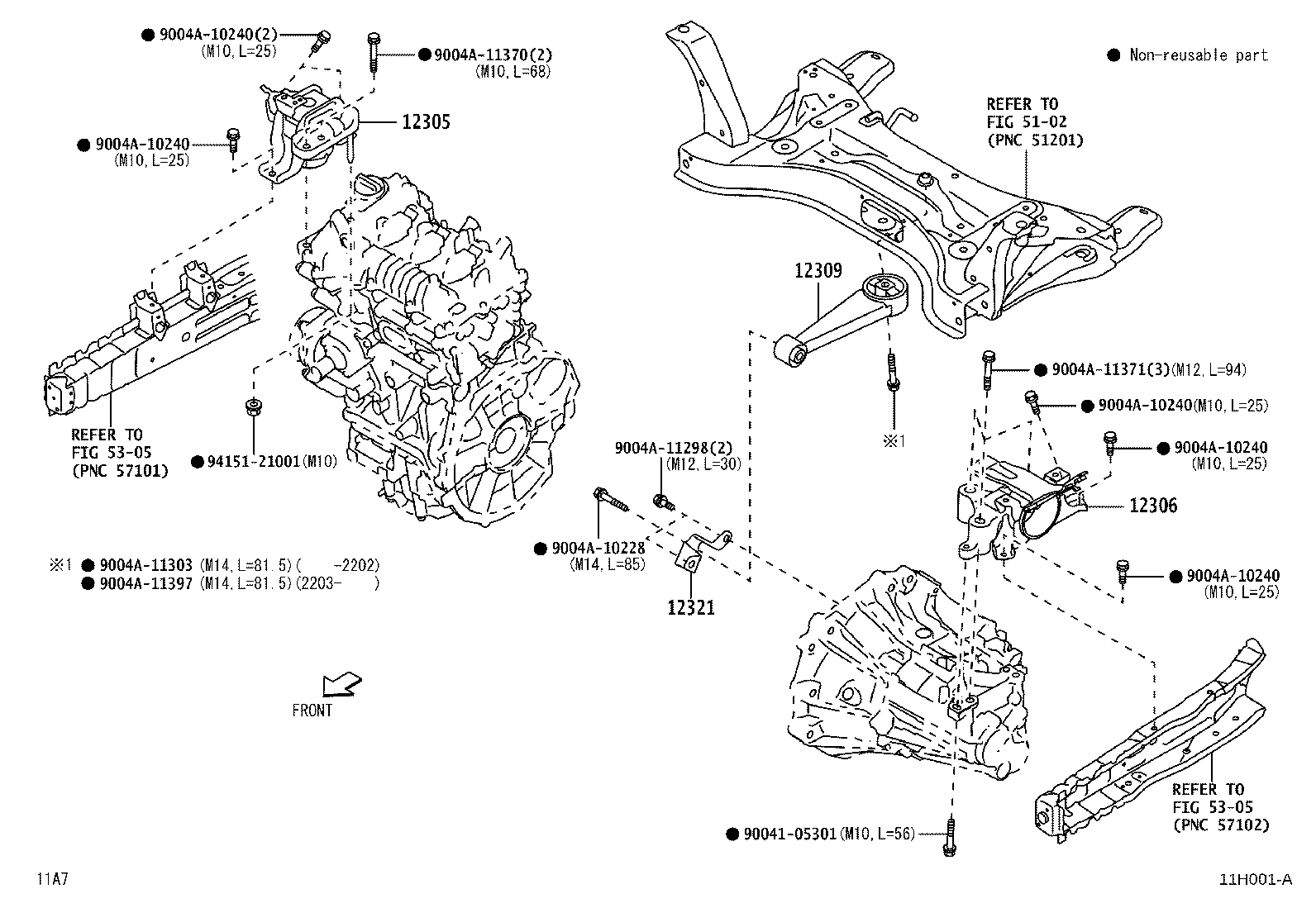 12306-BZ340 INSULATOR SUB-ASSY, ENGINE MOUNTING, LH product image