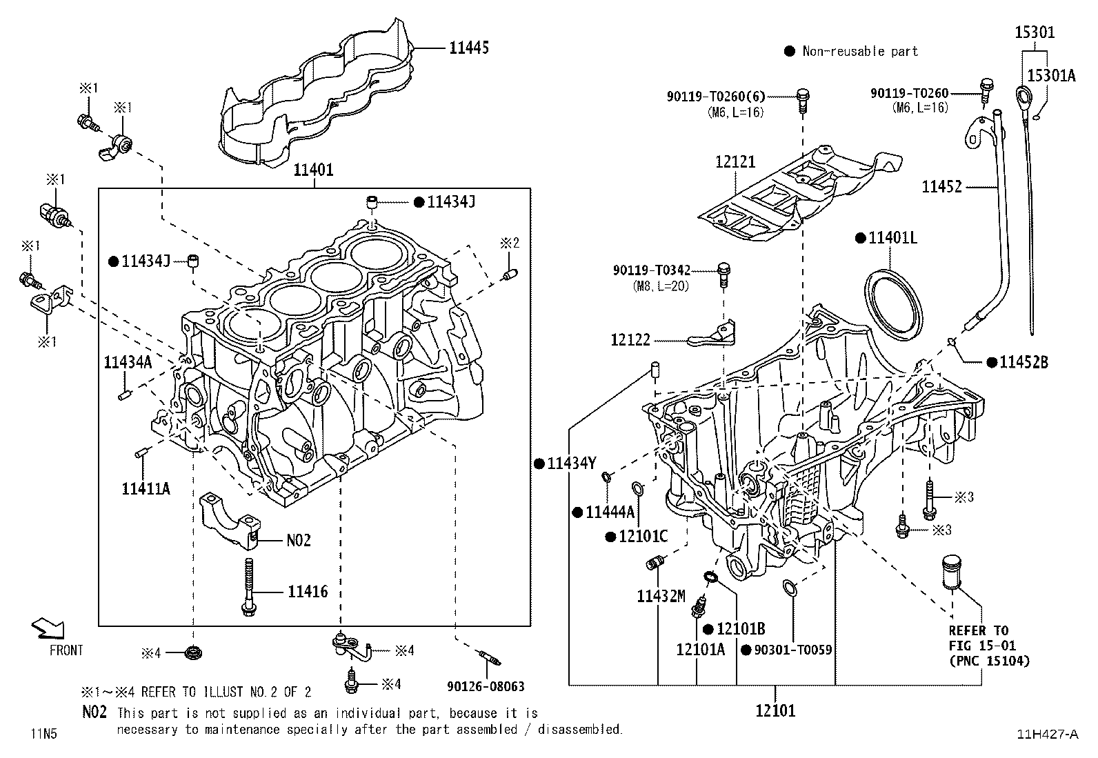 11410-B9130 BLOCK SUB-ASSY, CYLINDER product image