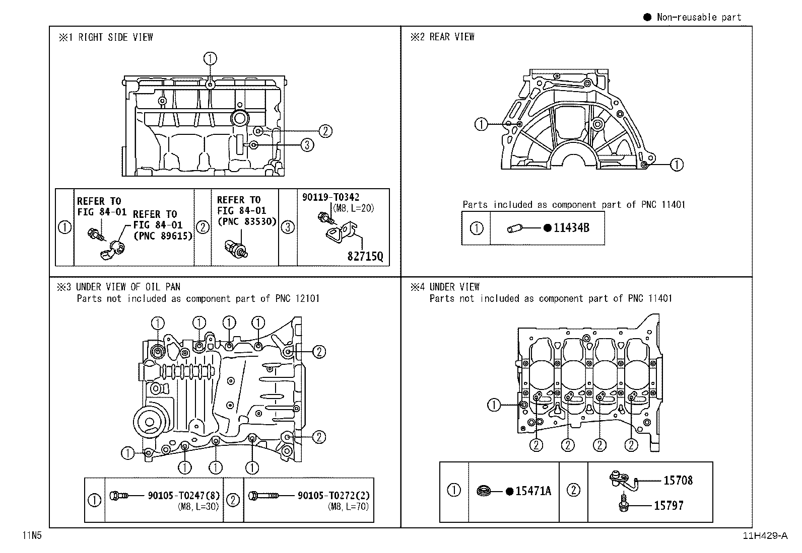11410-B9130 BLOCK SUB-ASSY, CYLINDER product image