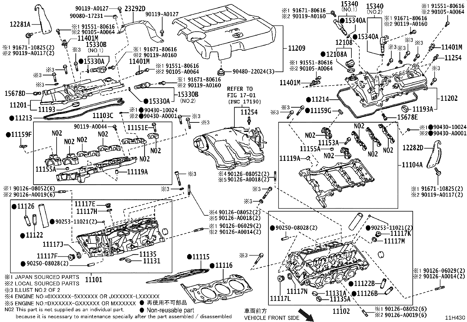 11116-0P020 GASKET, CYLINDER HEAD, NO.2 product image