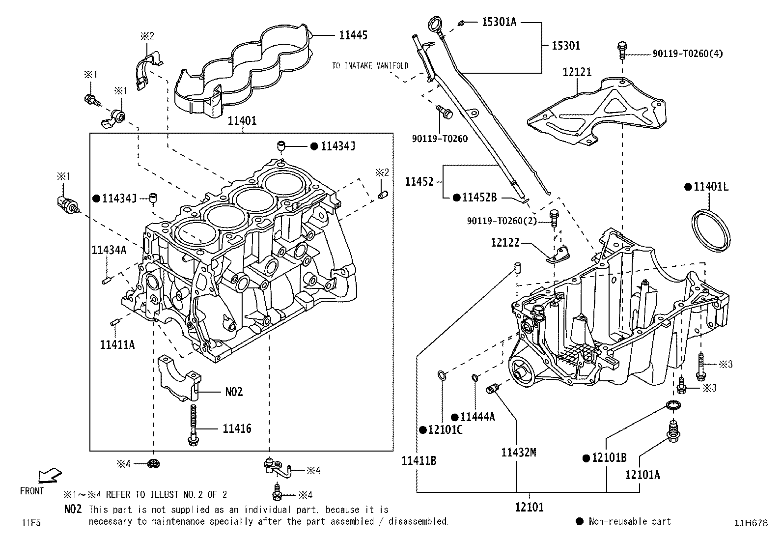 9004A-25044 PIN, RING(FOR CYLINDER BLOCK NO.2) product image