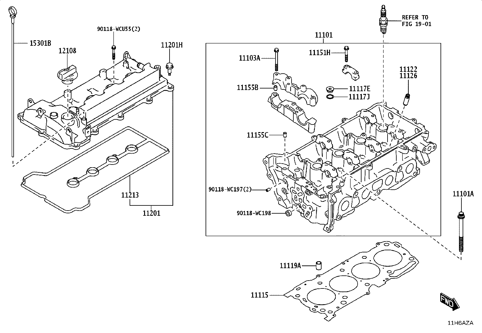11213-WC008 GASKET, CYLINDER HEAD COVER product image