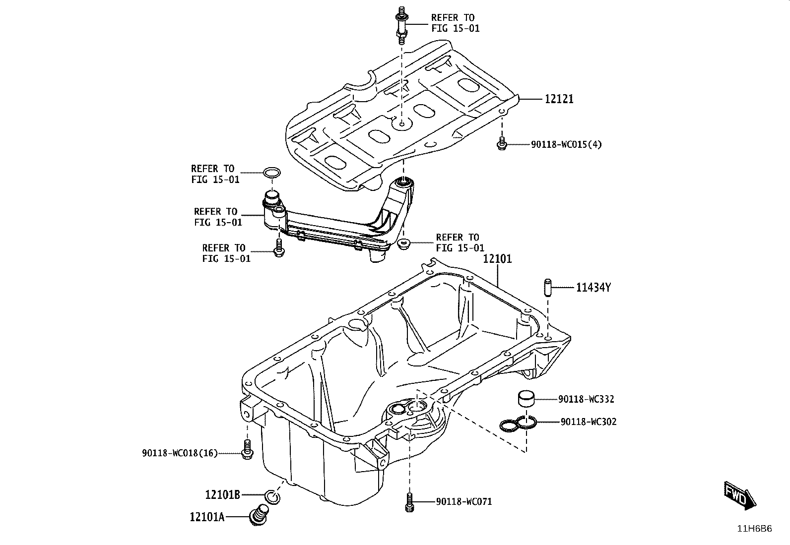 12101-WC010 PAN SUB-ASSY, OIL product image