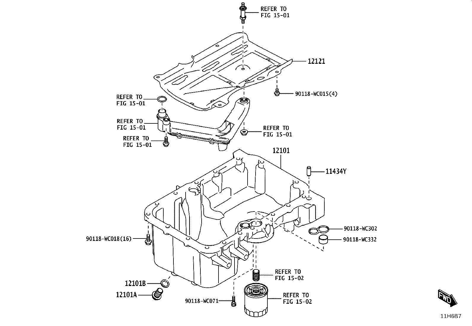 12101-WC010 PAN SUB-ASSY, OIL product image