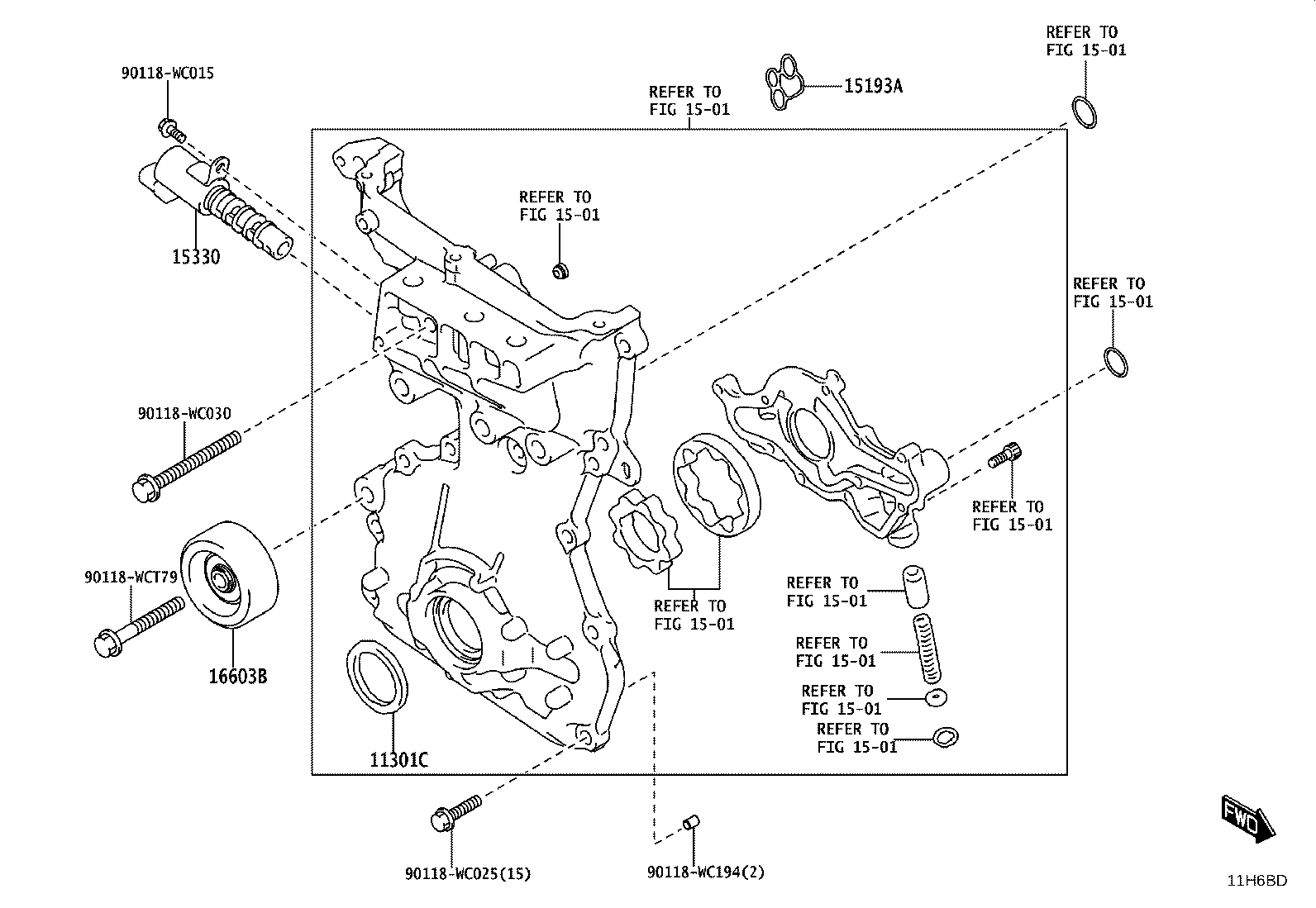 90118-WCU26 GASKET, OIL PUMP product image