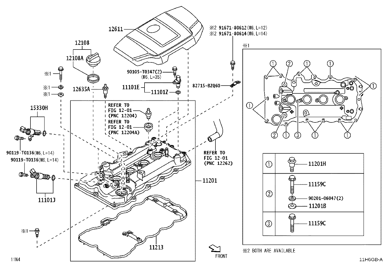 11201-BZ201 COVER SUB-ASSY, CYLINDER HEAD product image