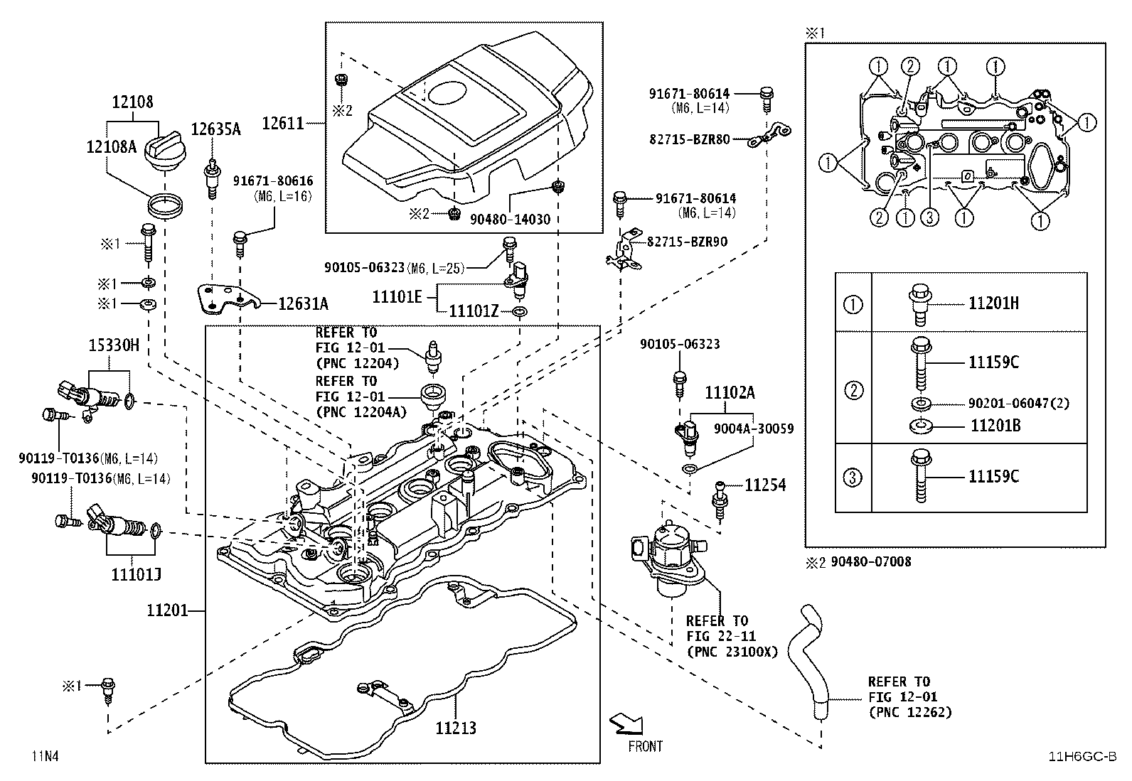 11201-BZ201 COVER SUB-ASSY, CYLINDER HEAD product image