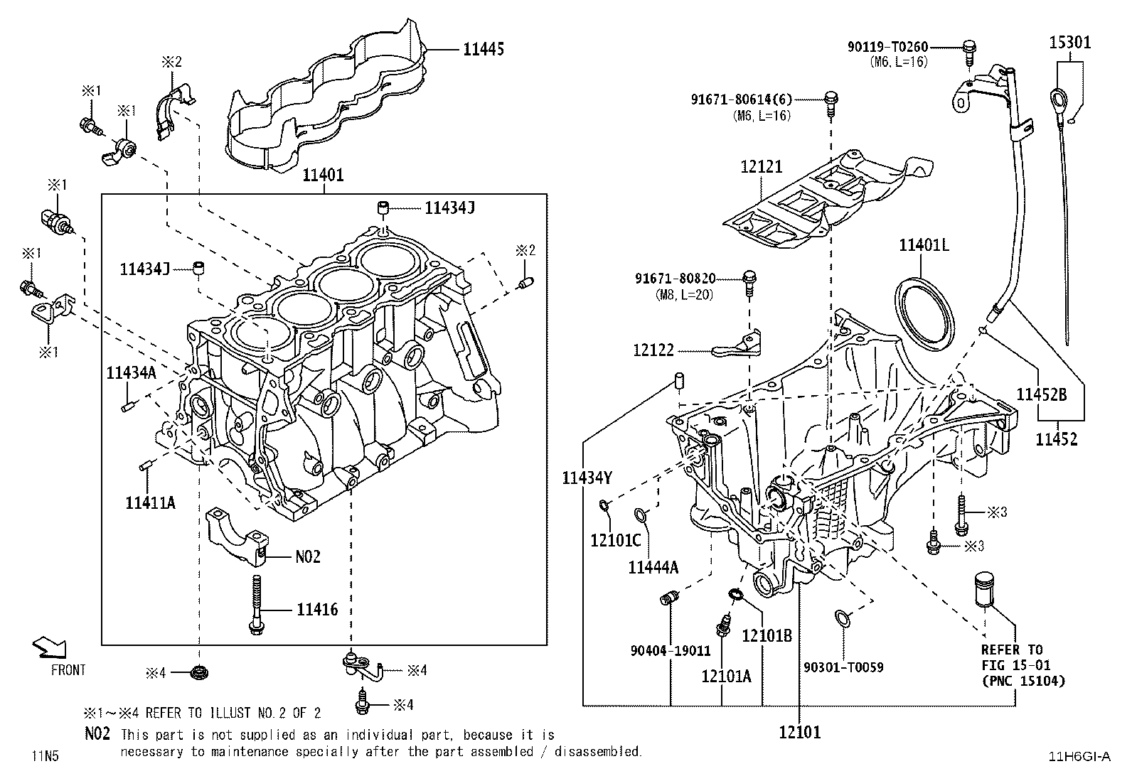 11410-B9150 BLOCK SUB-ASSY, CYLINDER product image