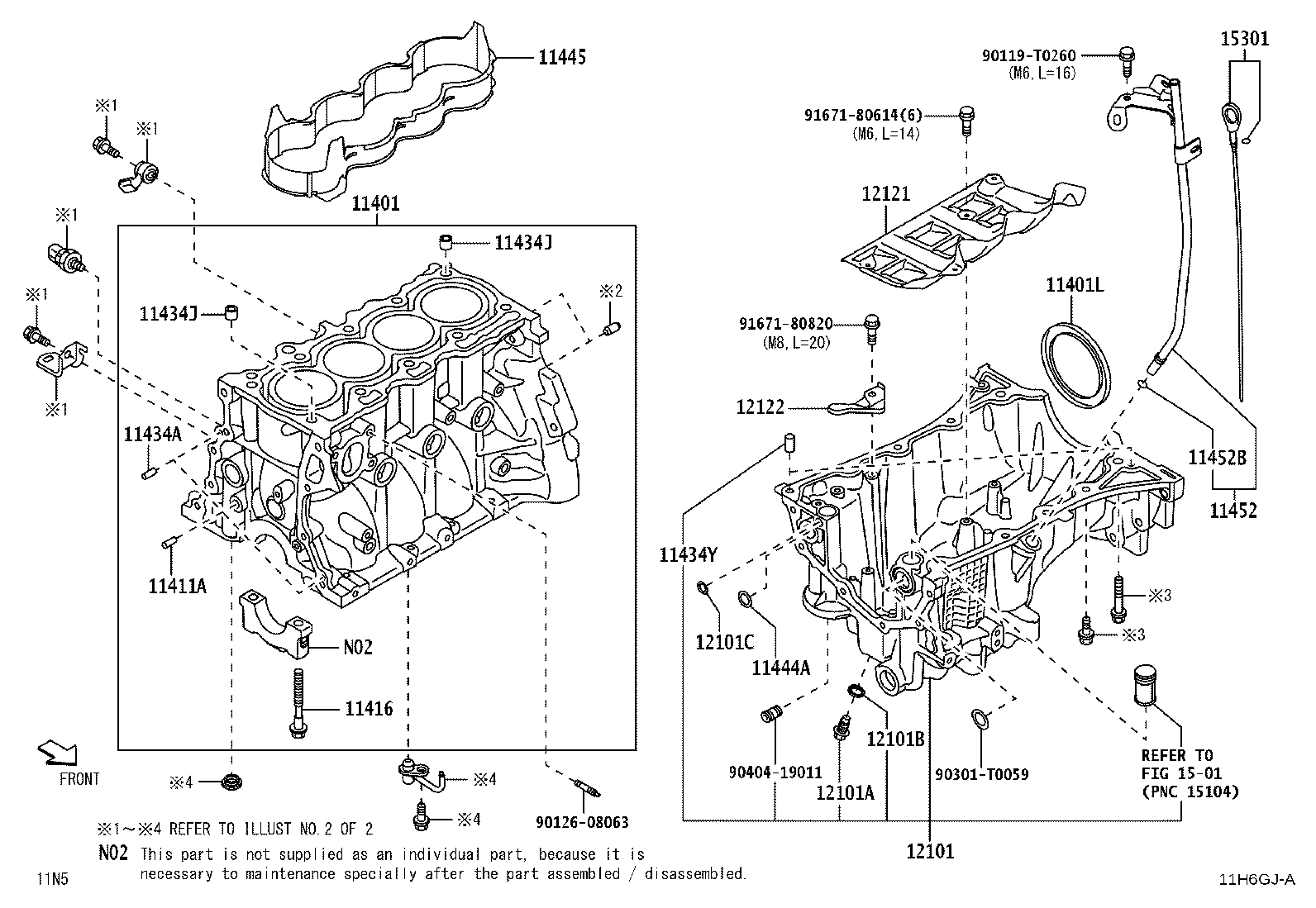 11410-B9150 BLOCK SUB-ASSY, CYLINDER product image