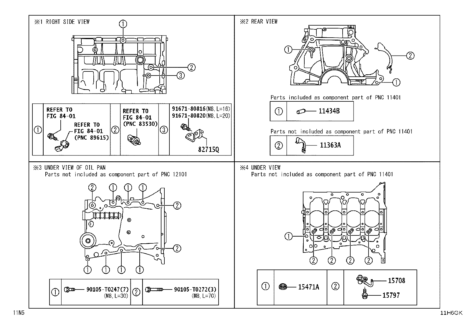 11410-B9150 BLOCK SUB-ASSY, CYLINDER product image