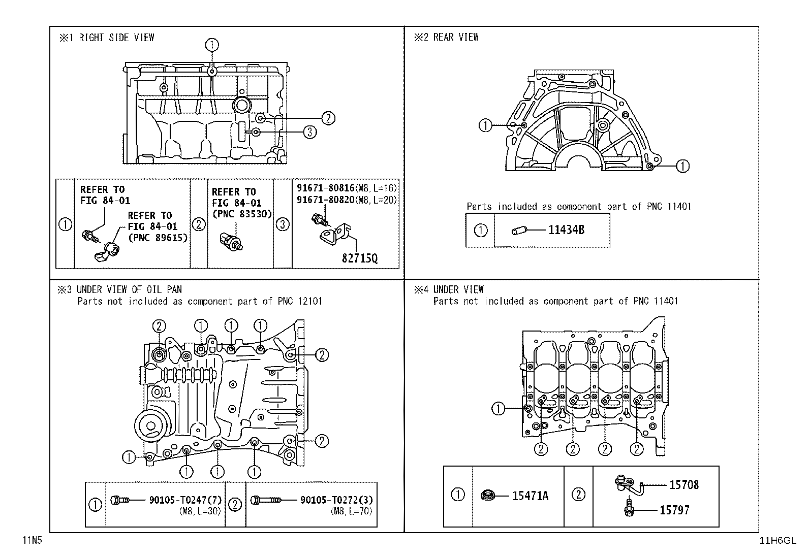 11410-B9150 BLOCK SUB-ASSY, CYLINDER product image