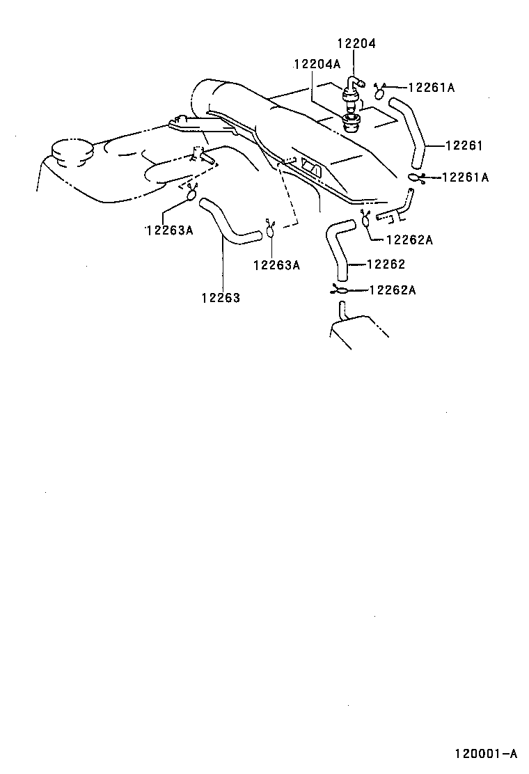 12261-30030 HOSE, VENTILATION product image