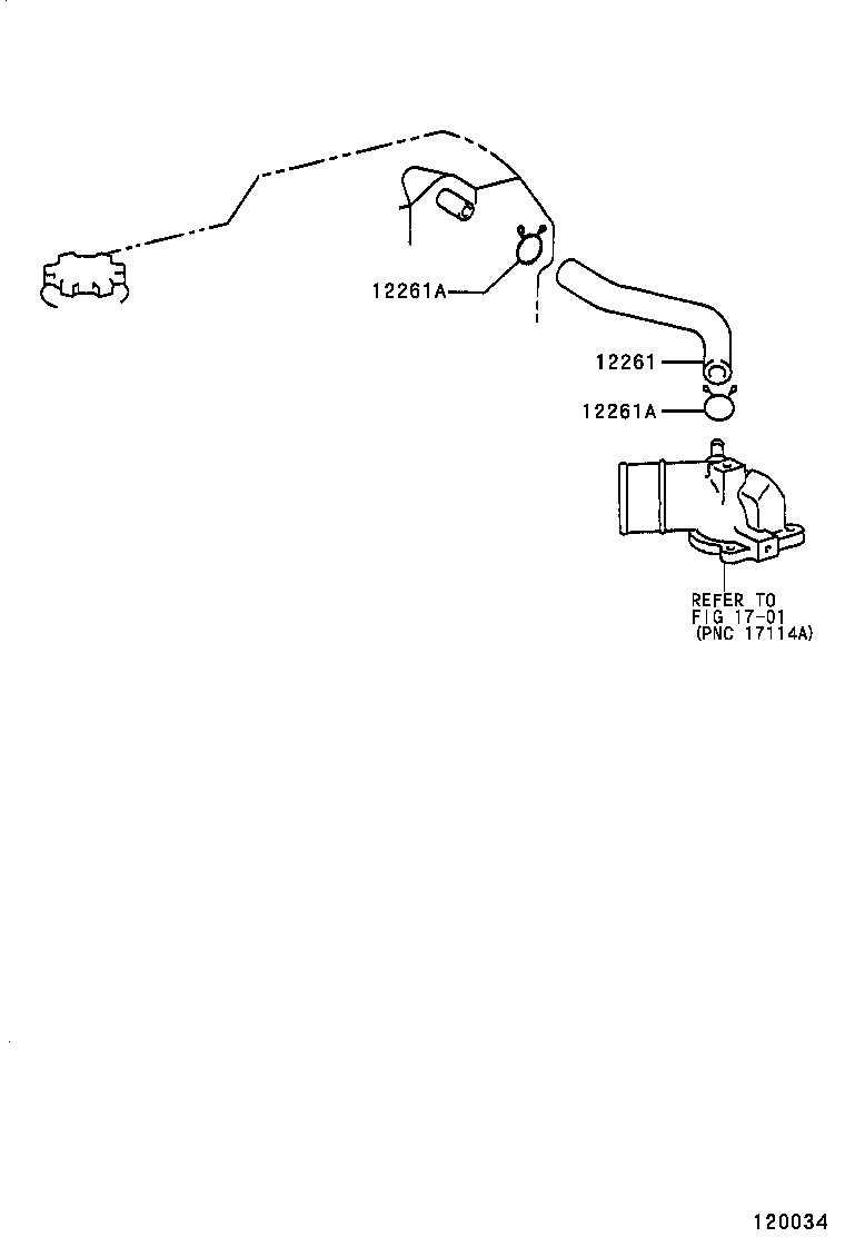 12229-67050 PIPE, VENTILATION product image