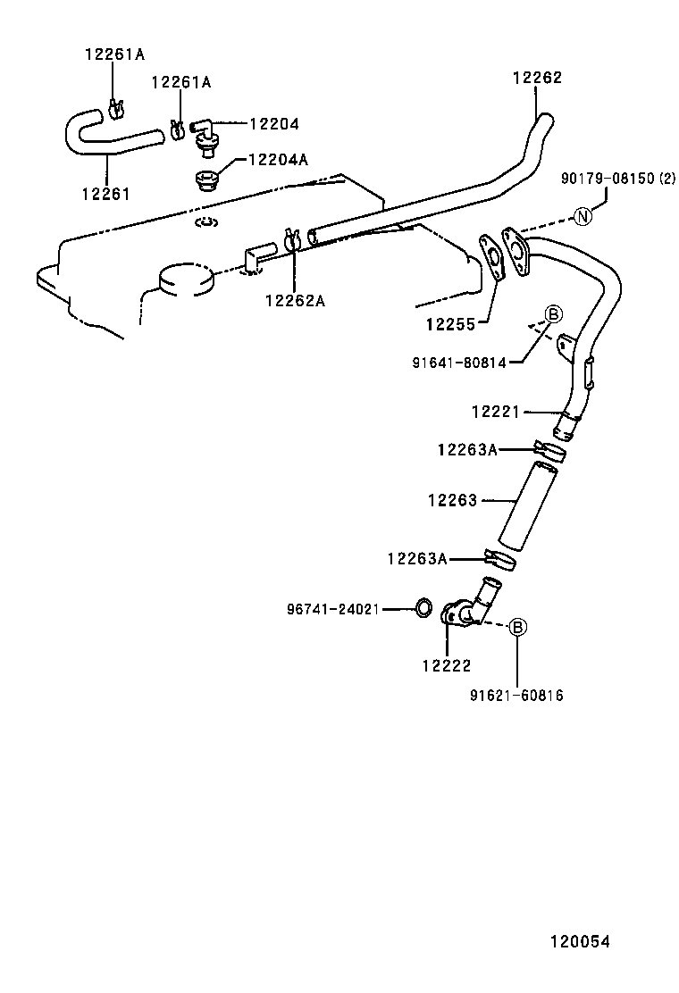 12255-88560 GASKET, VENTILATION product image