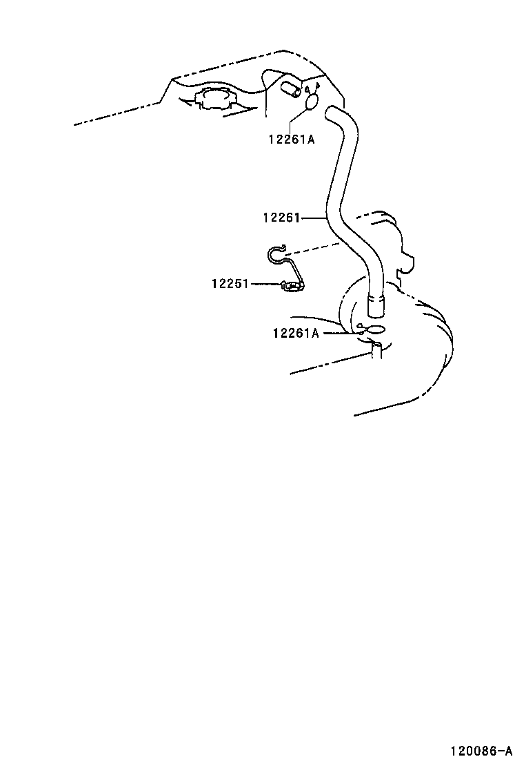 12251-54010 CLAMP, VENTILATION TUBE product image