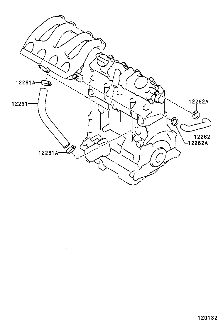 12229-02010 PIPE, VENTILATION product image