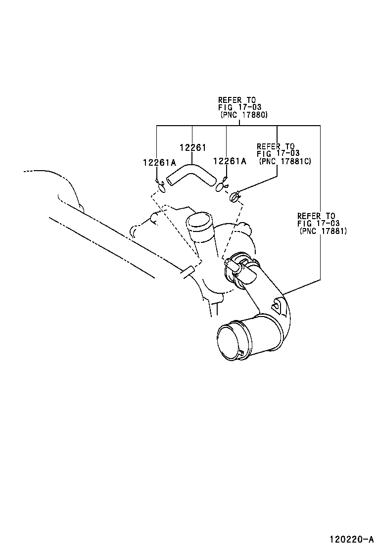 12204-21010 VALVE SUB-ASSY, VENTILATION product image