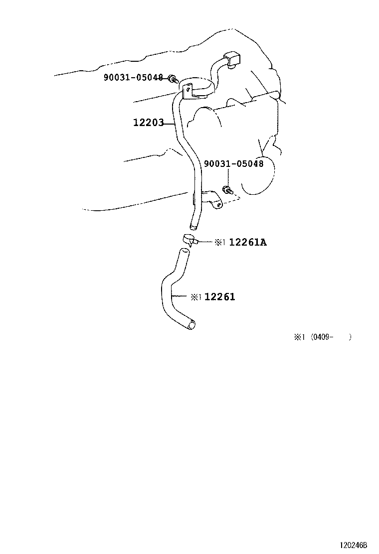 12251-78020 CLAMP, VENTILATION TUBE product image