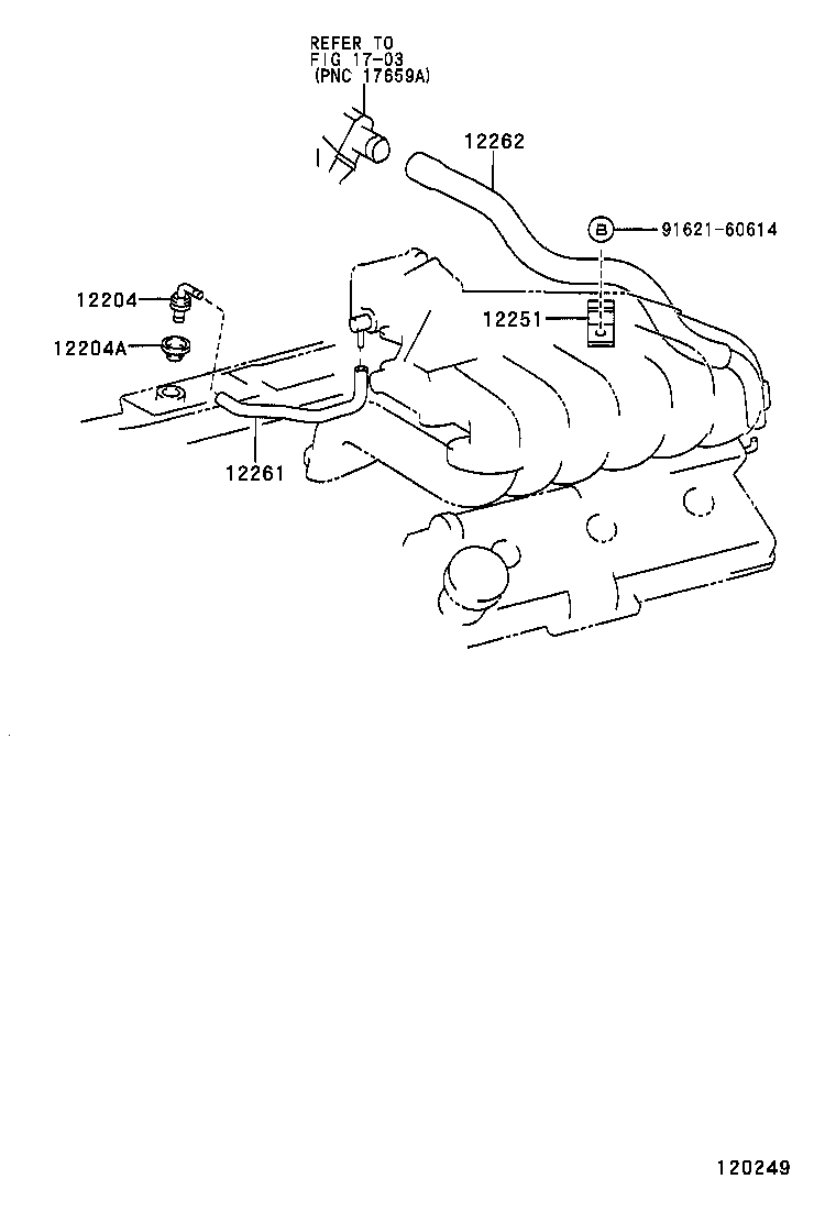 12261-30030 HOSE, VENTILATION product image