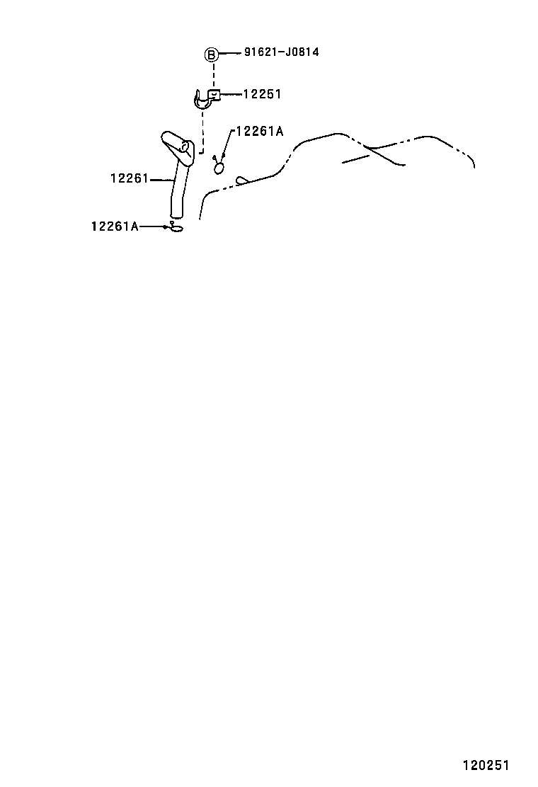 12251-17011 CLAMP, VENTILATION TUBE product image