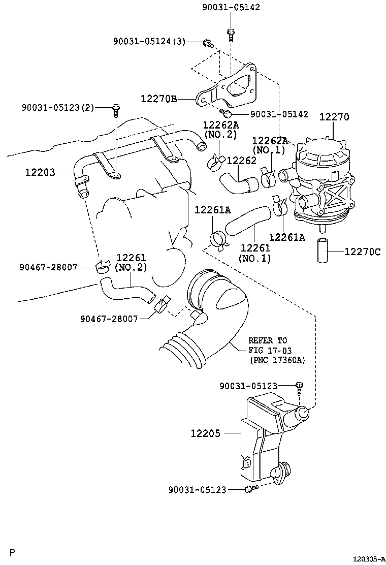 12205-78010 CASE SUB-ASSY, VENTILATION product image