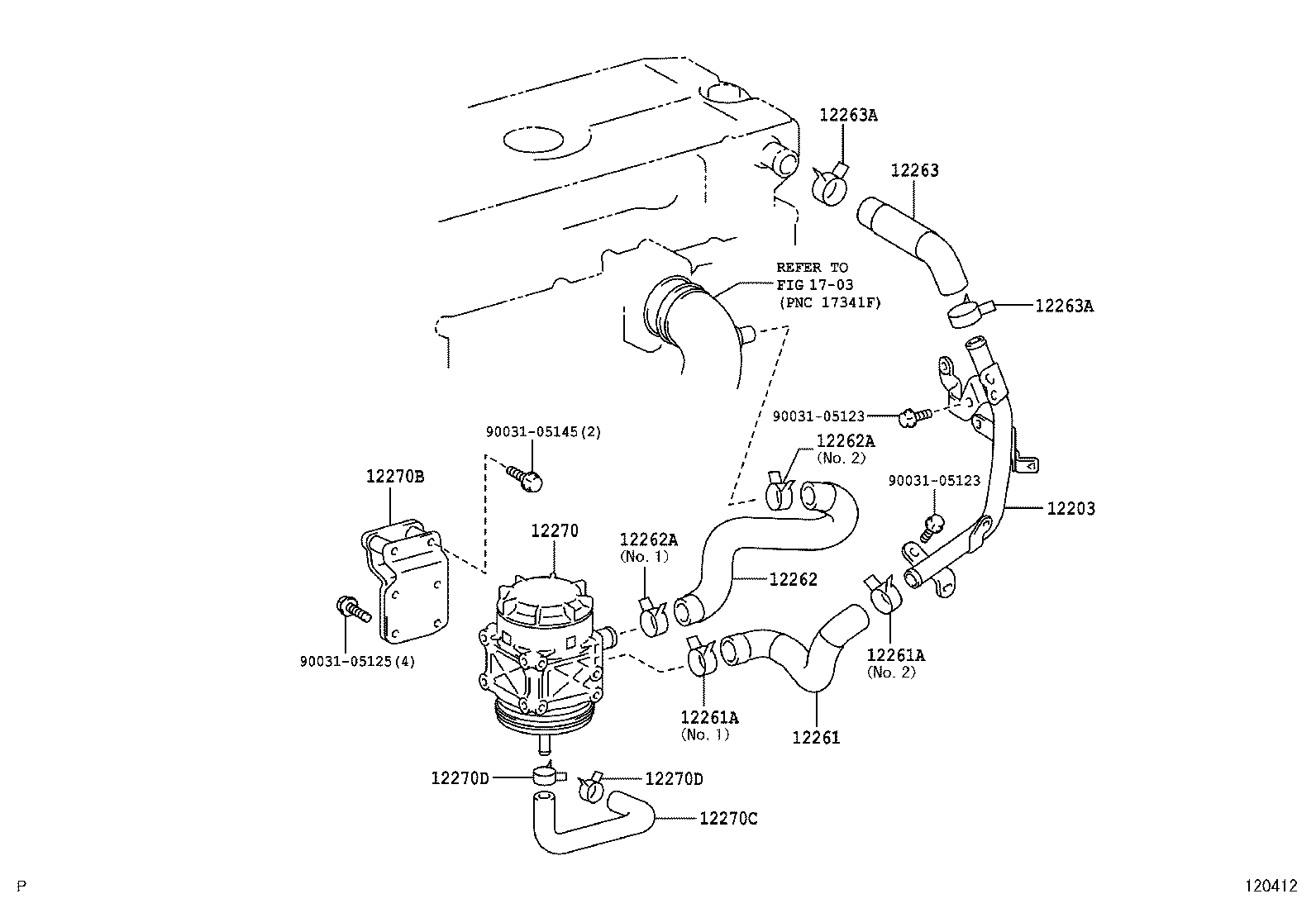 12205-78010 CASE SUB-ASSY, VENTILATION product image