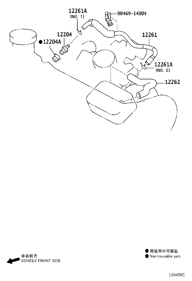 90480-12019 GROMMET(FOR VENTILATION SYSTEM) product image