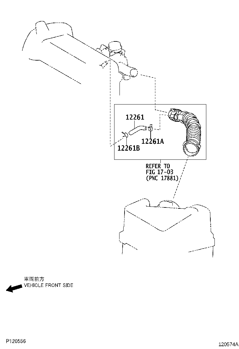 12262-37041 HOSE, VENTILATION, NO.2 product image