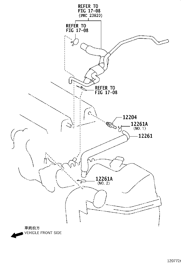 12261-21060 HOSE, VENTILATION product image