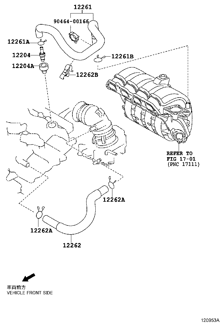 12251-47030 CLAMP, VENTILATION HOSE, NO.2 product image