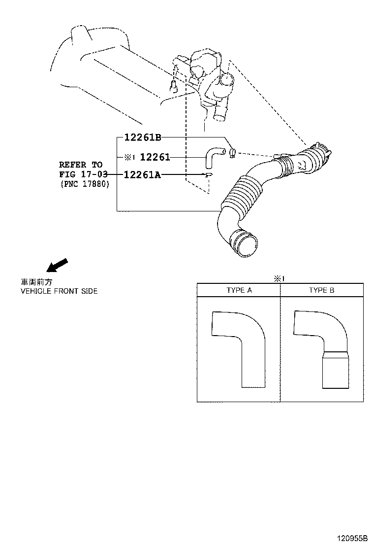12251-47030 CLAMP, VENTILATION HOSE, NO.2 product image