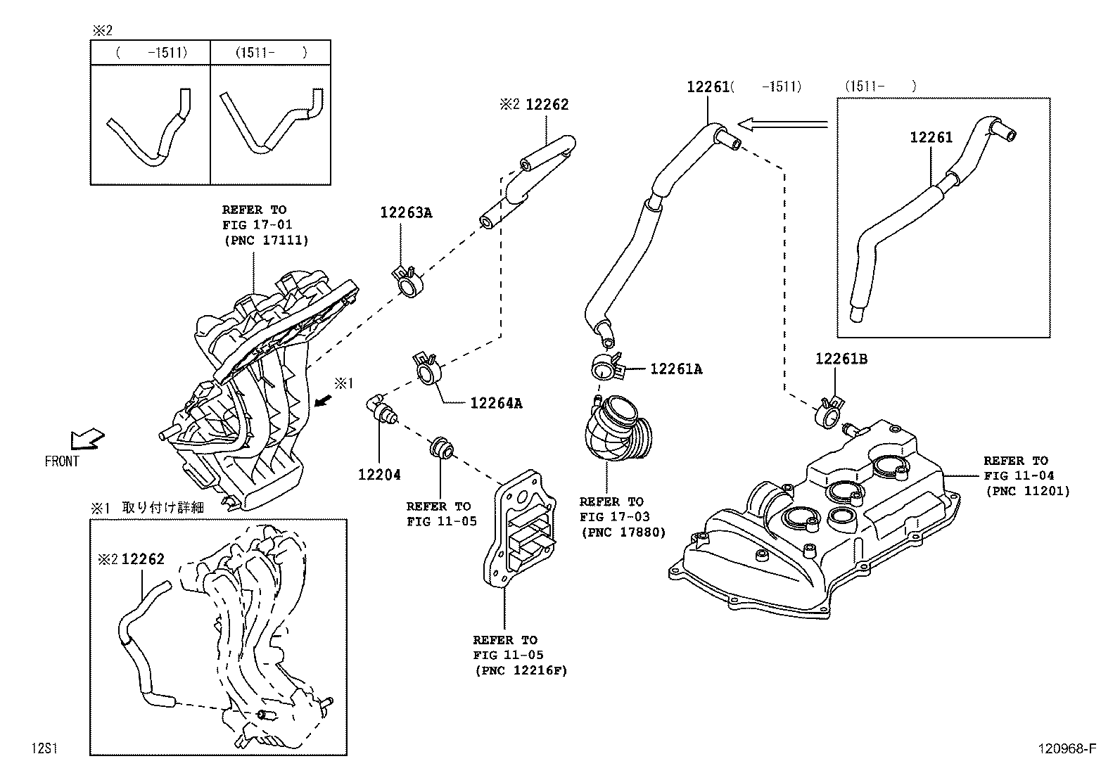 12261-B2120 HOSE, VENTILATION product image