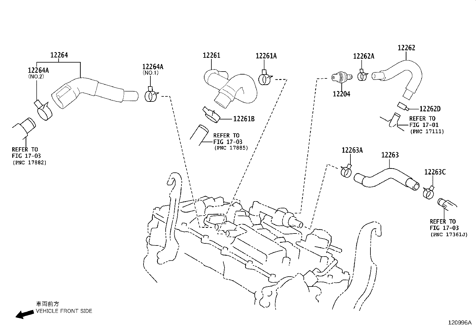 90466-C0048 CLIP OR CLAMP(FOR VENTILATION HOSE) product image