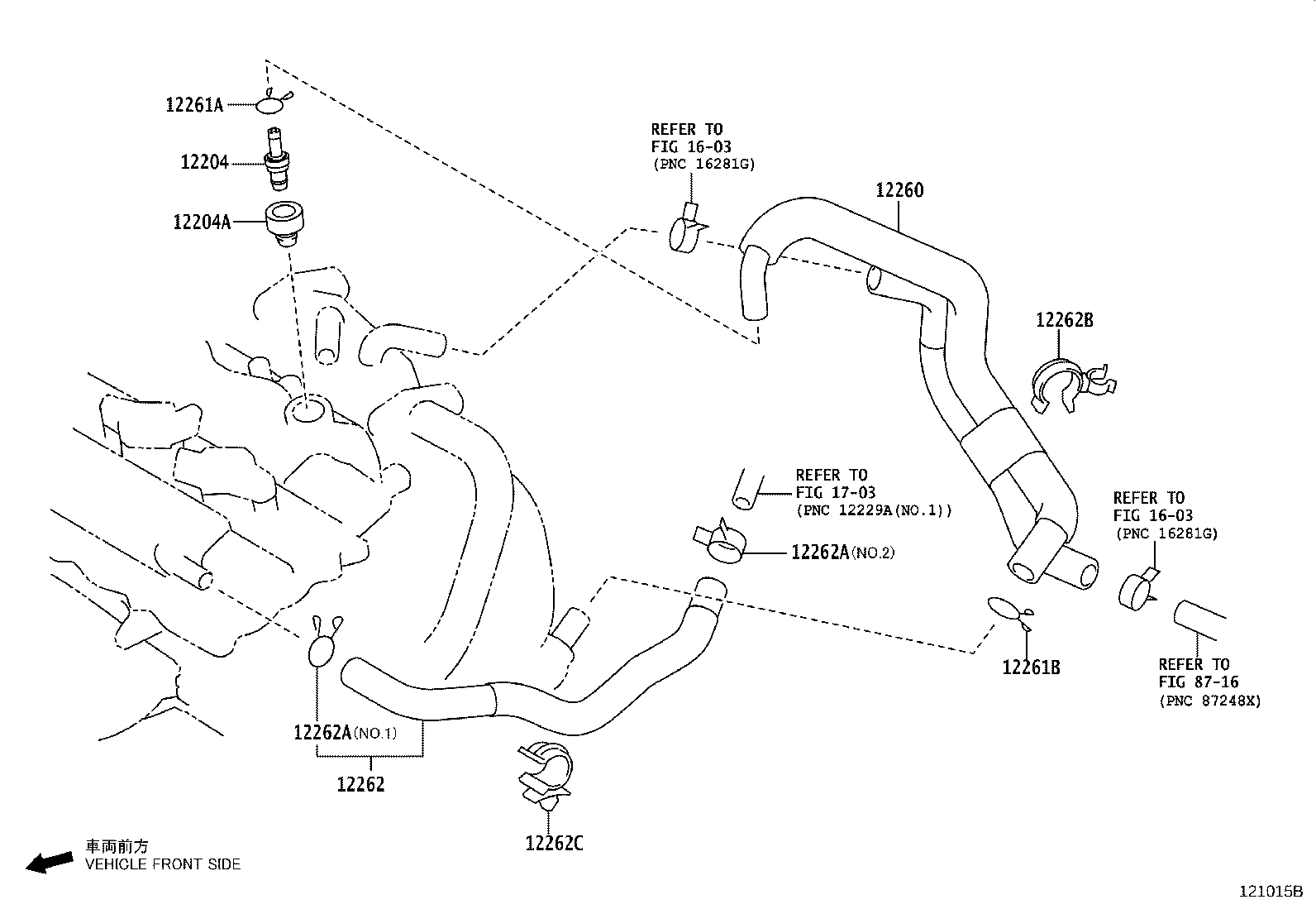 16581-47070 CLAMP(FOR VENTILATION HOSE) product image