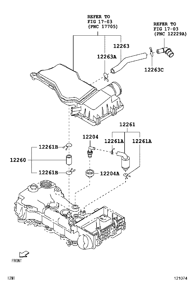 12263-B1010 HOSE, VENTILATION, NO.3 product image