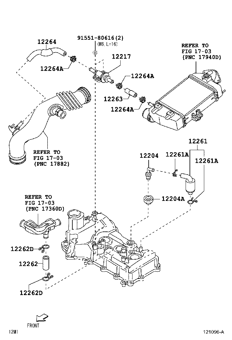12263-B1020 HOSE, VENTILATION, NO.3 product image